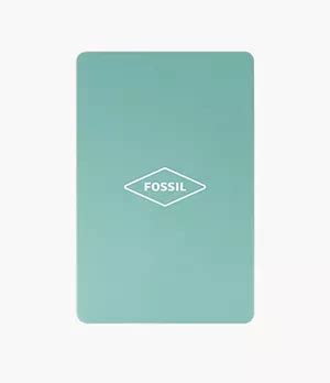 fossil gift voucher.